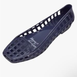 Heavenly Jelly Women’s Jelly Shoes Classic Slip on Squared Toe Flats Size 6.5